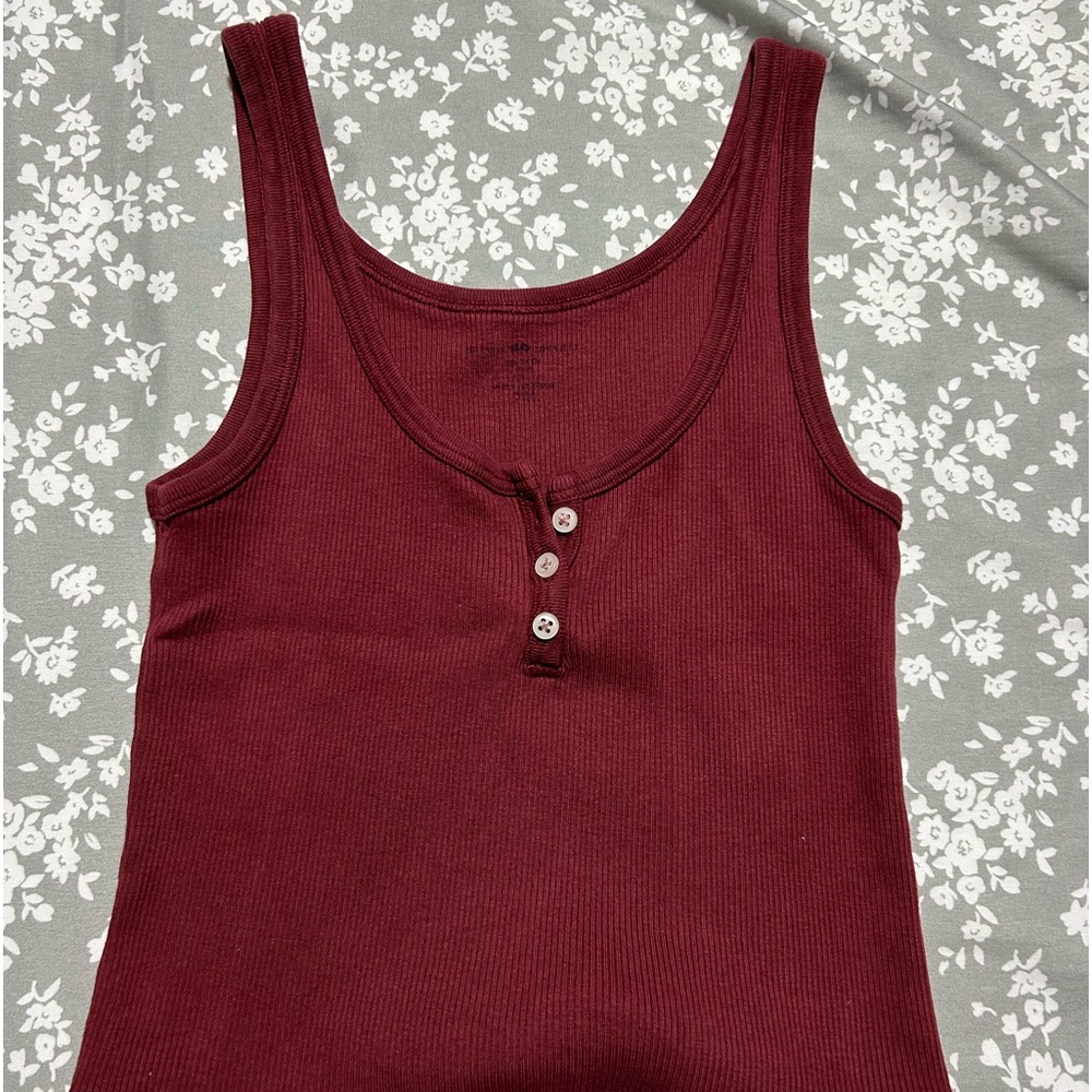 Red Brandy Melville tank top